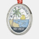 Ornamento De Metal Key West Florida Vintage Emblem (Lateral)