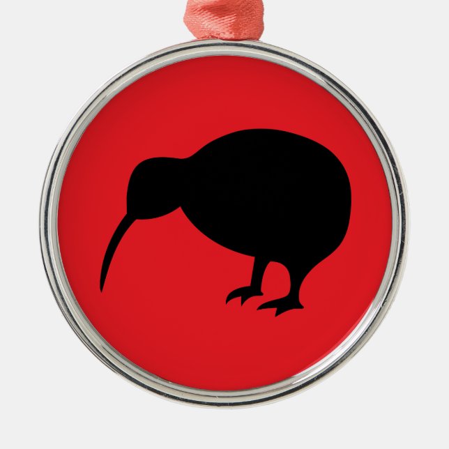 Ornamento De Metal Kiwi (Frente)