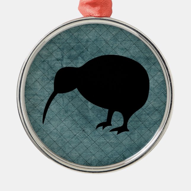 Ornamento De Metal Kiwi (Frente)