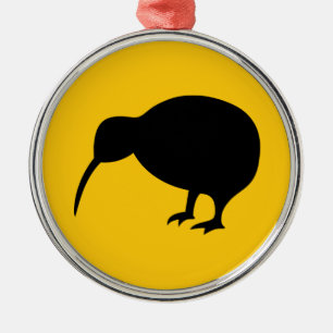 Ornamento De Metal Kiwi