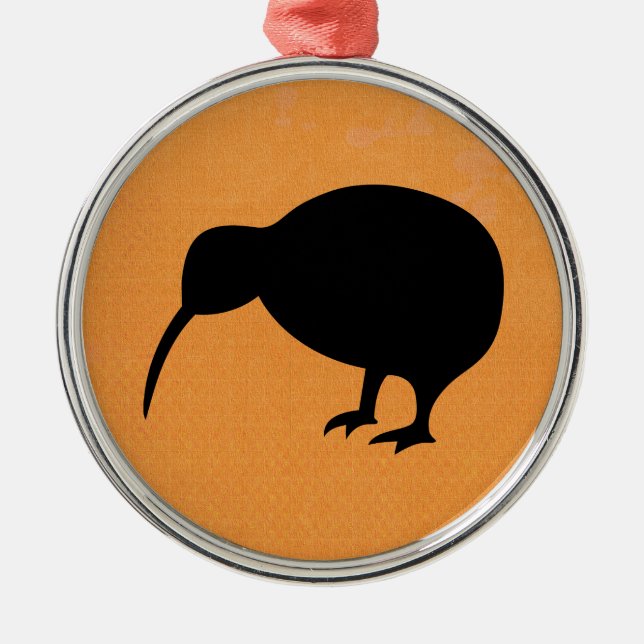 Ornamento De Metal Kiwi (Frente)