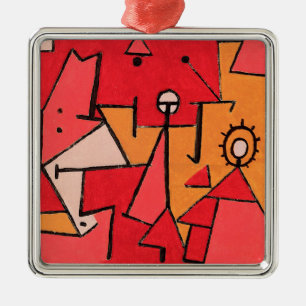 Ornamento De Metal Klee - Calor, pintura famosa,