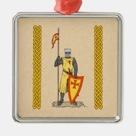 Ornamento De Metal Knight Medieval Early 13 Century