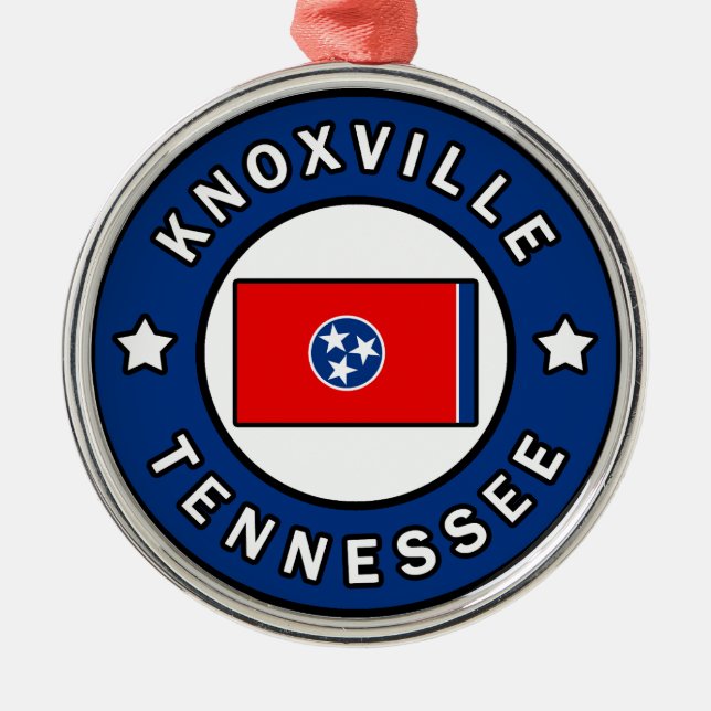 Ornamento De Metal Knoxville Tennessee (Frente)