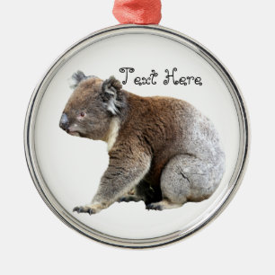 Ornamento De Metal Koala