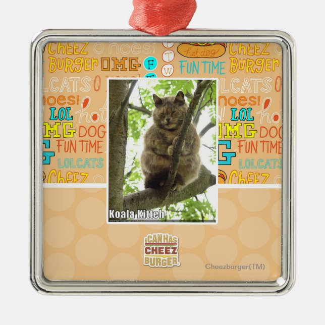 Ornamento De Metal Koala Kitteh (Frente)