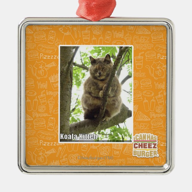 Ornamento De Metal Koala Kitteh (Frente)