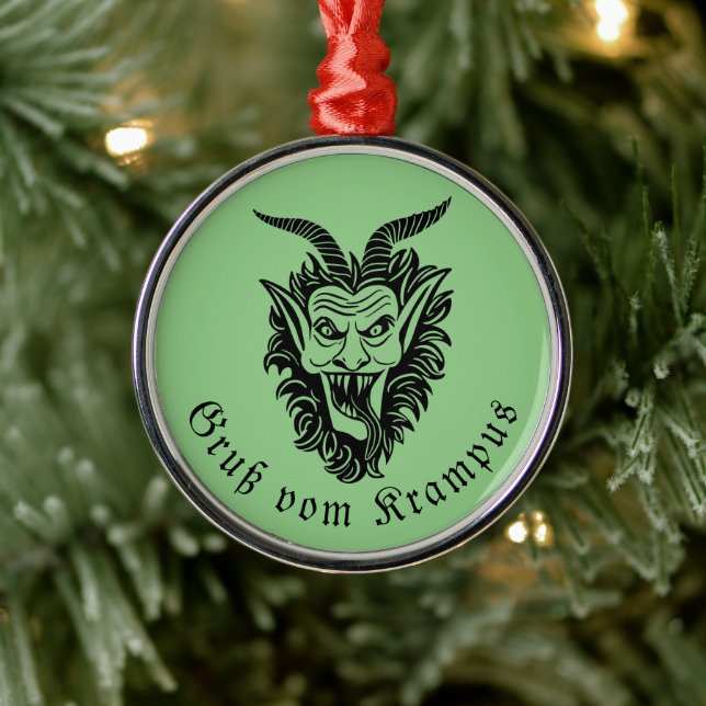 Ornamento De Metal Krampus Christmas (Árvore)