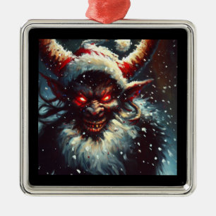 Ornamento De Metal Krampus Natal 1