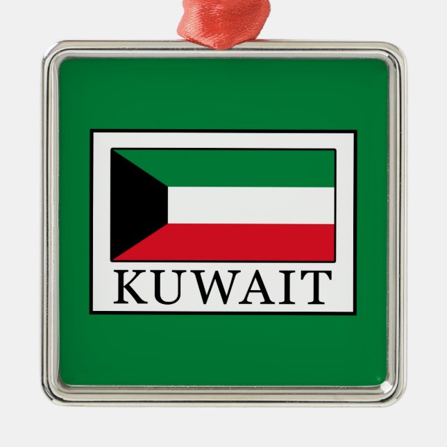 Ornamento De Metal Kuwait (Frente)