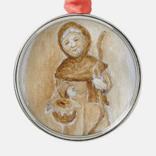 Ornamento De Metal La Befana
