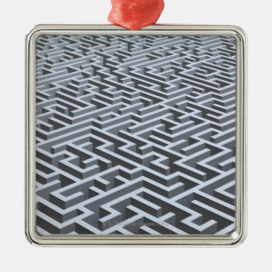 Ornamento De Metal Labirinto