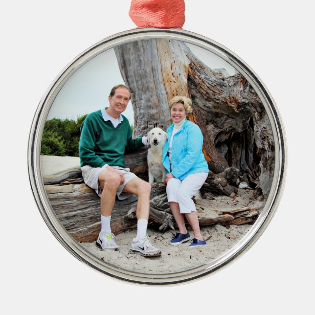 Ornamento De Metal Labradoodle - Izzy (Frente)