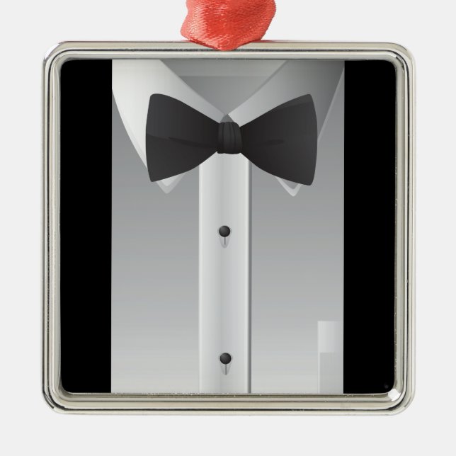 Ornamento De Metal Laço (Frente)