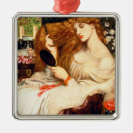 Ornamento De Metal Lady Lilith (Beleza Impressionante com Cabelo Verm