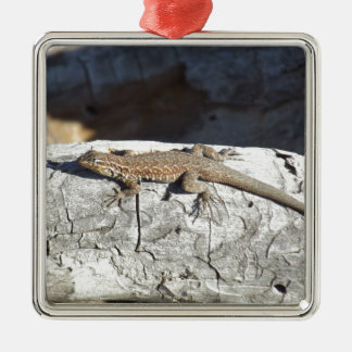 Ornamento De Metal Lagarto