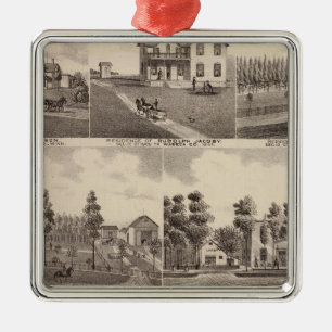 Ornamento De Metal Lago claro, Waseca, Minnesota