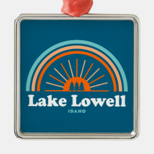 Ornamento De Metal Lago Lowell Idaho Rainbow