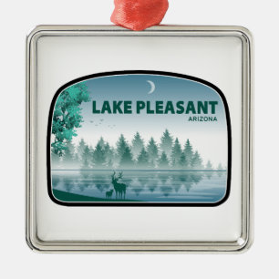 Ornamento De Metal Lago Pleasant Arizona Deer