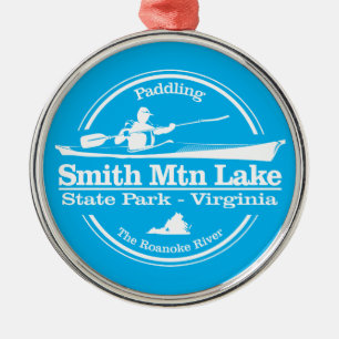 Ornamento De Metal Lago Smith Mountain (SK)