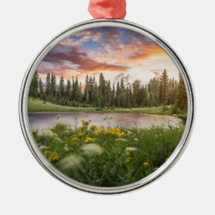 Ornamento De Metal Lago Tipsoo do Monte Rainier