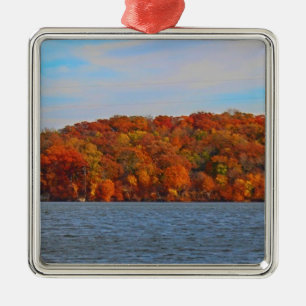 Ornamento De Metal Lake View