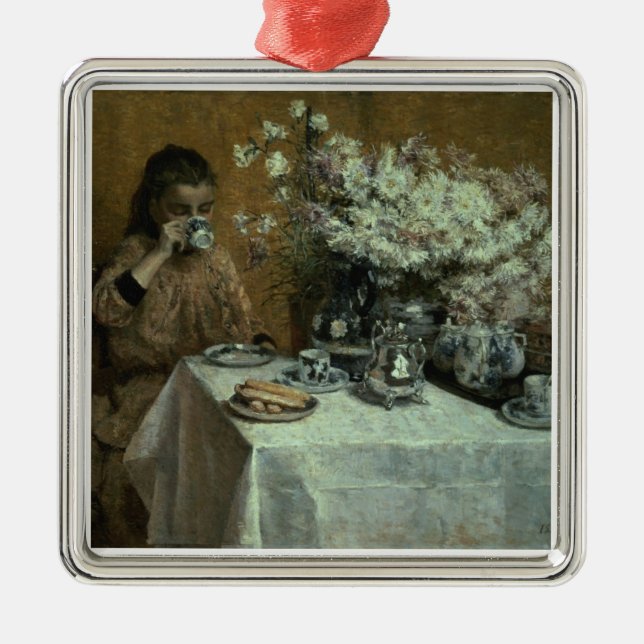 Ornamento De Metal Lanche (Frente)