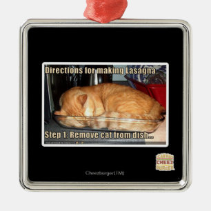 Ornamento De Metal lasanha Fazer