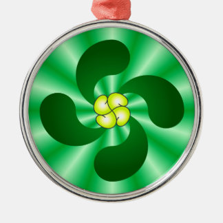 Ornamento De Metal Lauburu cruz de basco Basque cross
