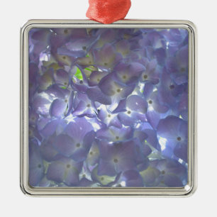 Ornamento De Metal Lavanda Hydrangeas
