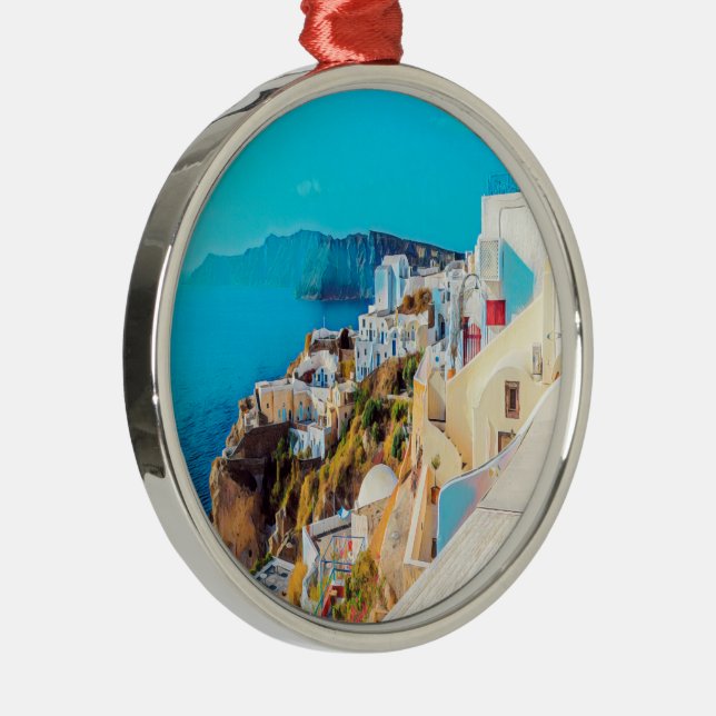 Ornamento De Metal ldp SANTORINI - panorama - (Direito )