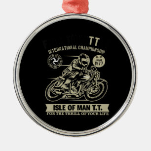 Ornamento De Metal Legendário Com Presente De Arte De Motociclismo