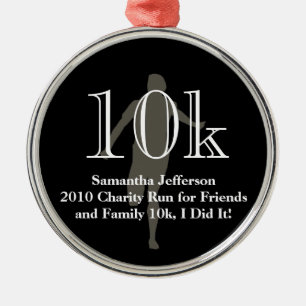 Ornamento De Metal Lembrança através dos campos personalizada do