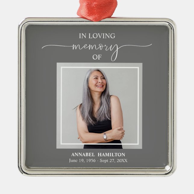 Ornamento De Metal Lembrança do Memorial da Calliografia Metal Ornam (Frente)