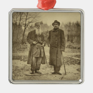 Ornamento De Metal Léon Tolstói e o máximo Gorky do autor