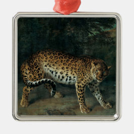 Ornamento De Metal Leoparda (Leopardo Fêmea) (Jean-Baptiste Oudry)