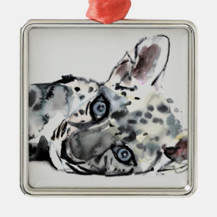 Ornamento De Metal Leopardo árabe Cub 2008