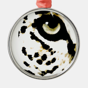 Ornamento De Metal Leopardo Eye