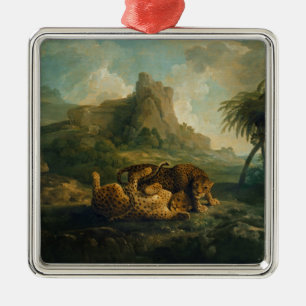 Ornamento De Metal Leopardos de George Stubbs no jogo, c.1763-8
