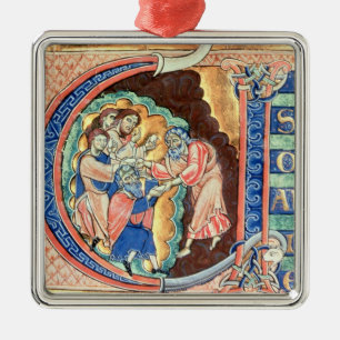 Ornamento De Metal Letra inicial "V" Visio Abdie