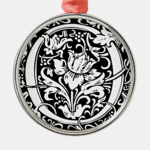 Ornamento De Metal Letter O Medieval Monogram Vintage Initial