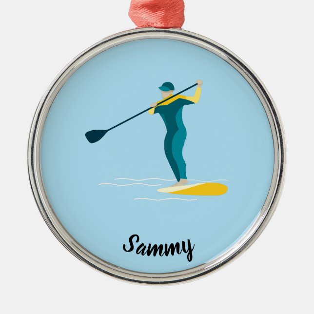 Ornamento De Metal Levante-se (Frente)