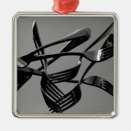 Ornamento De Metal Levitação de Garfo
