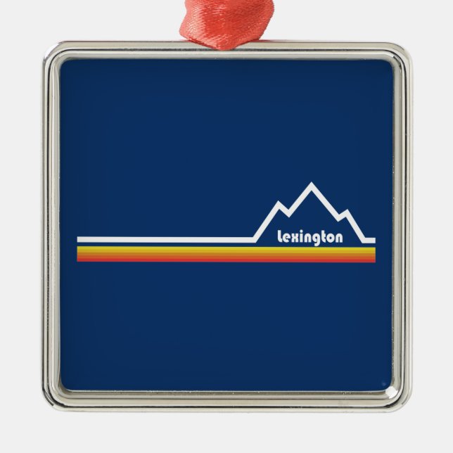 Ornamento De Metal Lexington, Kentucky (Frente)