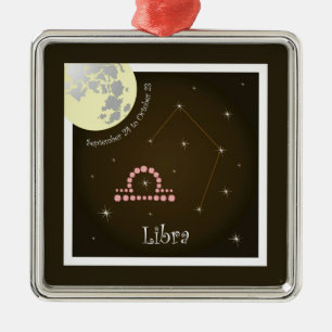 Ornamento De Metal Libra setembro 24 to October 23 alfaia