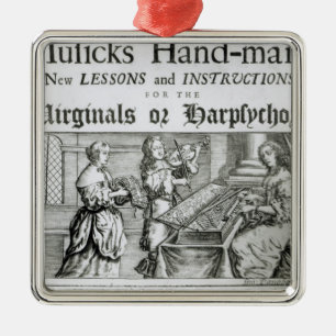 Ornamento De Metal Lições e instruções novas