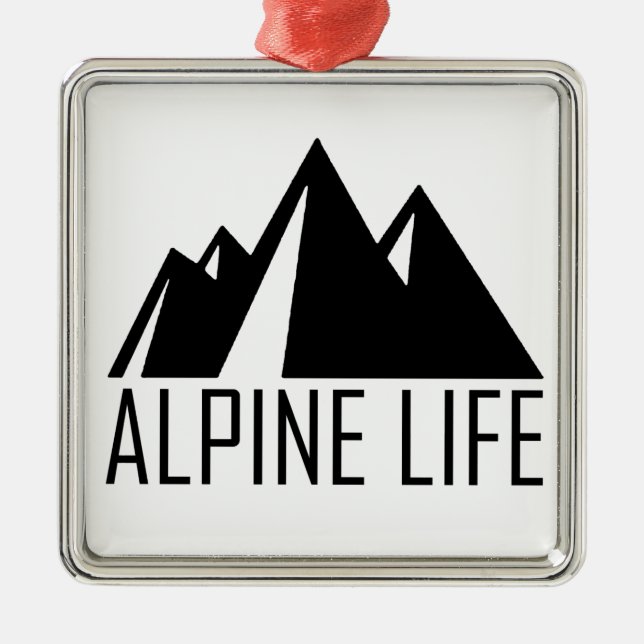 Ornamento De Metal Life Alpina (Frente)