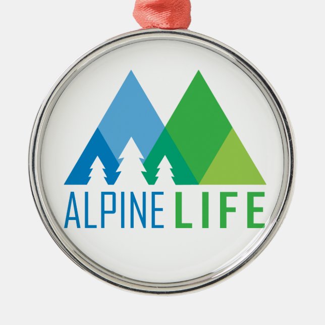 Ornamento De Metal Life Alpina (Frente)