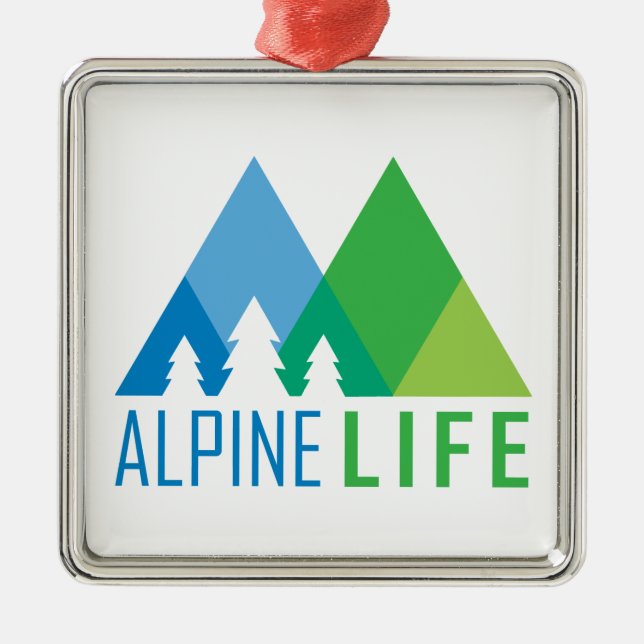 Ornamento De Metal Life Alpina (Frente)