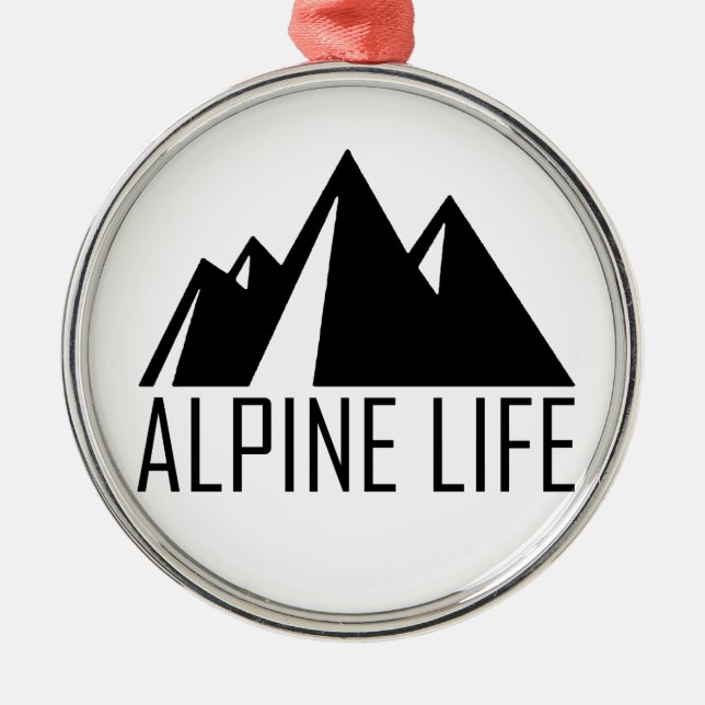 Ornamento De Metal Life Alpina (Frente)